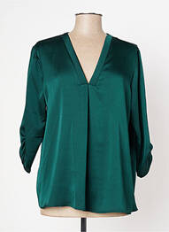 Blouse vert PURPLE'S femme