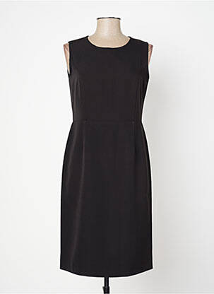 Robe mi-longue noir MODISSIMO pour femme