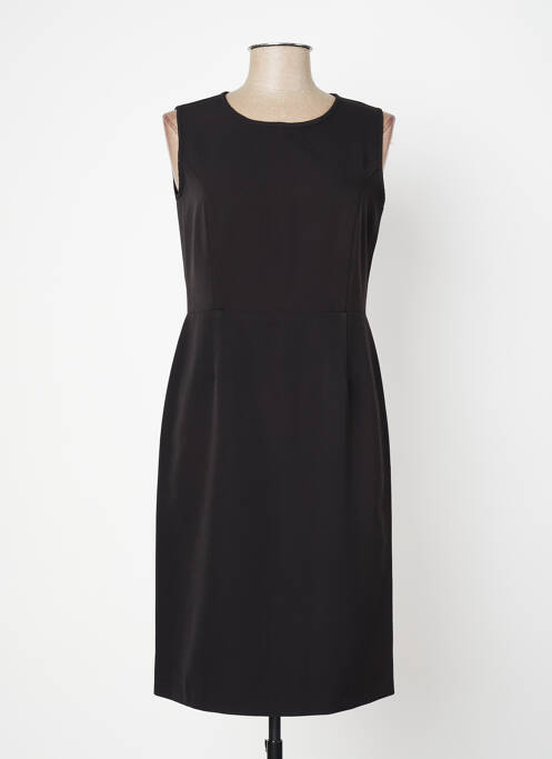 Robe mi-longue noir MODISSIMO femme