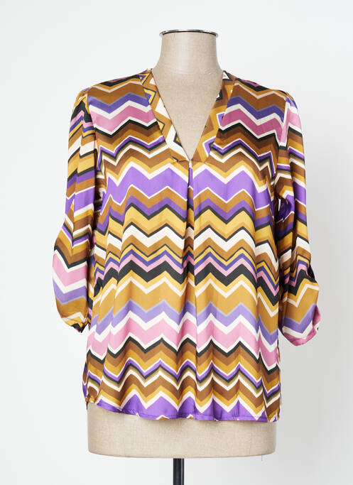 Blouse jaune PURPLE'S femme