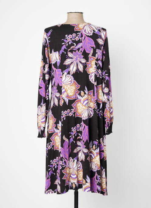 Robe mi-longue noir ZHENZI femme