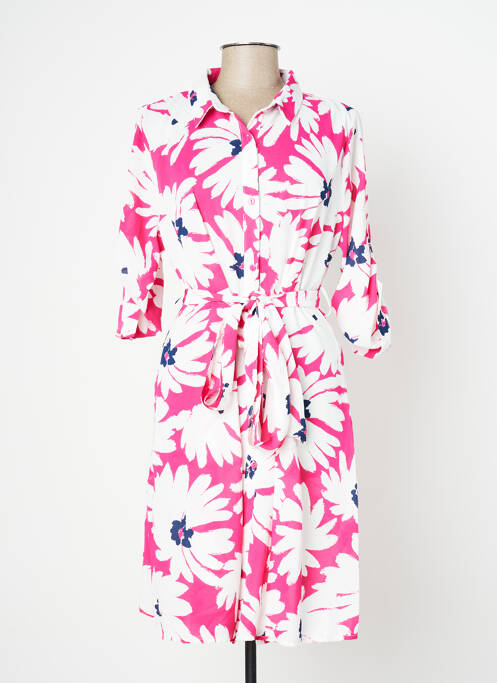 Robe mi-longue rose CHRISTY pour femme