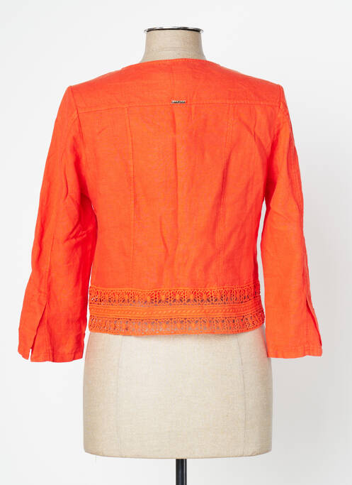 Veste casual orange MALOKA pour femme