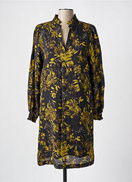 Robe mi-longue noir KAFFE femme
