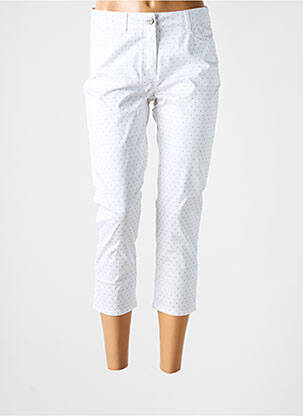 Pantacourt blanc MAE MAHE femme