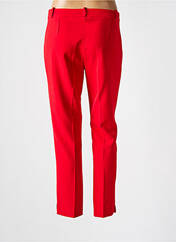 Pantalon droit rouge HIPPOCAMPE pour femme seconde vue