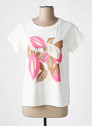 T-shirt blanc BETTY & CO pour femme