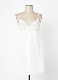 Nuisette/combinette broderie blanc ANTINEA femme