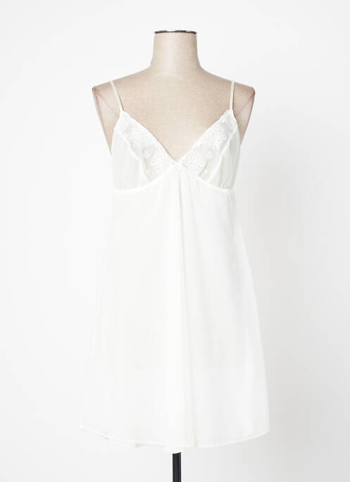Nuisette/combinette broderie blanc ANTINEA femme