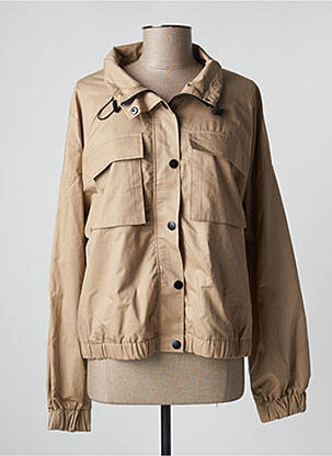 Veste casual finition intérieure doublée beige KAFFE femme