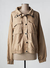 Veste casual finition intérieure doublée beige KAFFE femme
