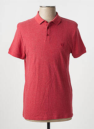 Pull stretch manches courtes rouge FREEMAN T.PORTER homme