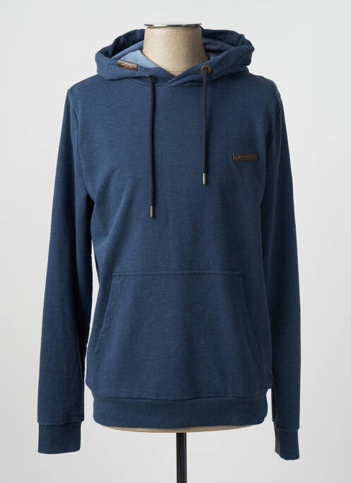 Sweat-shirt à capuche bleu RAGWEAR pour homme