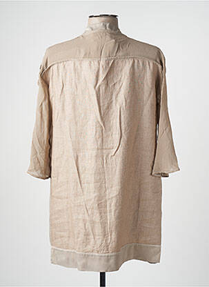 Tunique manches longues beige ELISA CAVALETTI femme