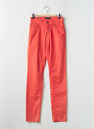 Pantalon slim orange TRUSSARDI JEANS femme