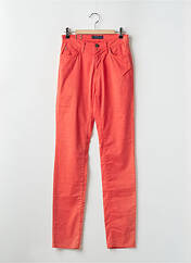 Pantalon slim orange TRUSSARDI JEANS pour femme seconde vue