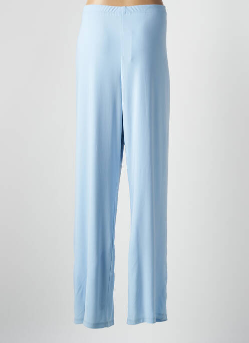 Pantalon droit bleu FRANK LYMAN pour femme