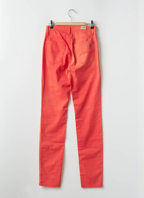 Pantalon slim orange TRUSSARDI JEANS pour femme
