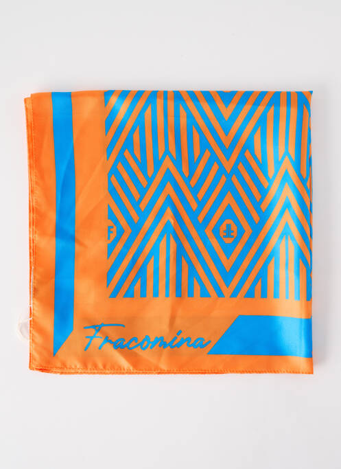 Foulard orange FRACOMINA pour femme