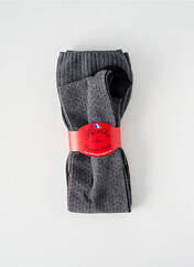 Chaussettes gris BERTHE AUX GRANDS PIEDS pour femme seconde vue