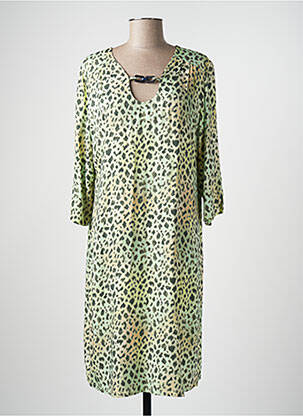 Robe mi-longue vert DANEVA femme
