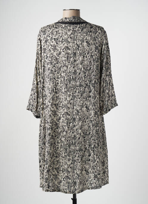 Robe mi-longue noir DANEVA femme