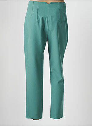 Pantalon droit vert GARCIA femme