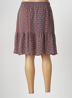Jupe mi-longue marron KAFFE femme