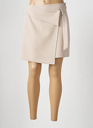 Jupe courte beige YAYA femme