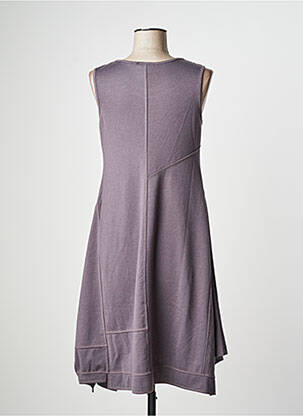 Robe mi-longue sans manche sans manche marron INFINI MOI femme