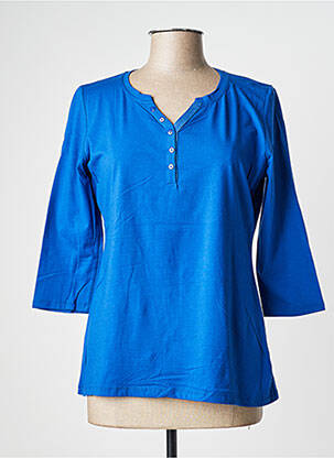 T-shirt bleu S.QUISE pour femme