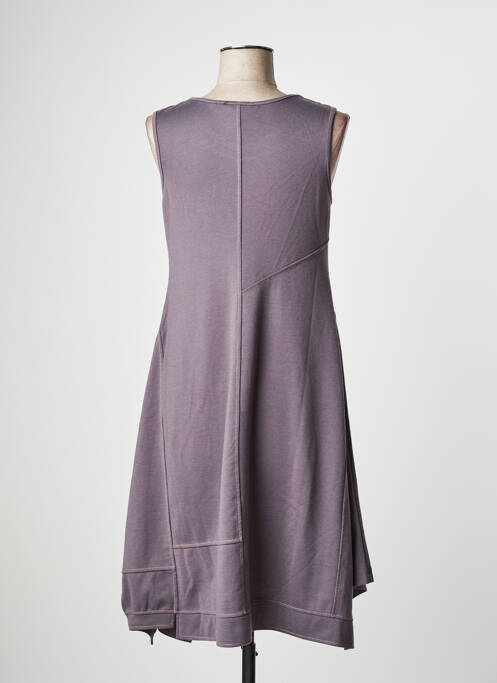 Robe mi-longue marron INFINI MOI pour femme