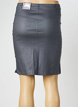 Jupe courte poches gris X-MAX femme