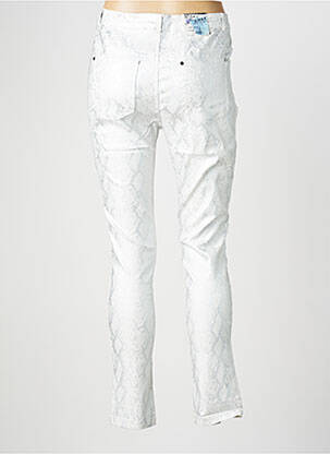 Pantalon slim stretch taille normale argent X-MAX femme