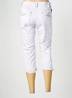Pantacourt stretch taille normale violet X-MAX femme