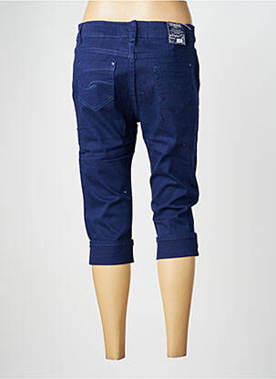 Pantacourt stretch taille normale bleu X-MAX femme