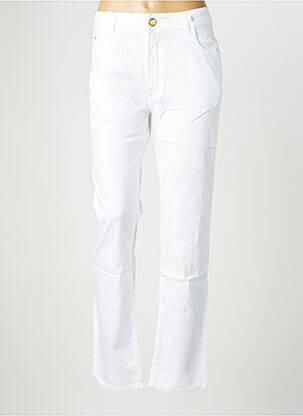 Pantalon droit blanc X-MAX pour femme