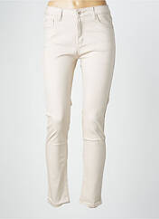 Pantalon slim beige X-MAX pour femme seconde vue