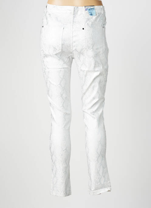 Pantalon slim argent X-MAX pour femme