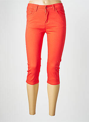 Corsaire stretch taille normale rouge X-MAX femme