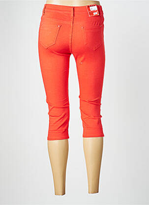 Corsaire stretch taille normale rouge X-MAX femme