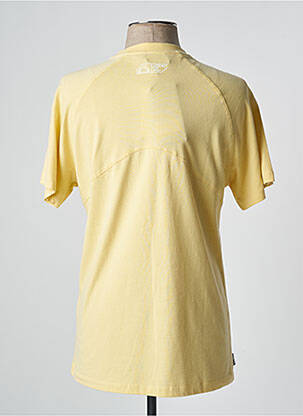 T-shirt coupe cintrée manches courtes jaune LOOKING homme