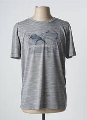 T-shirt gris CMP pour homme seconde vue