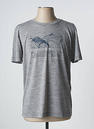 T-shirt gris CMP pour homme