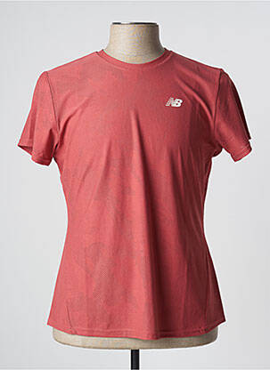 T-shirt rouge NEW BALANCE pour homme