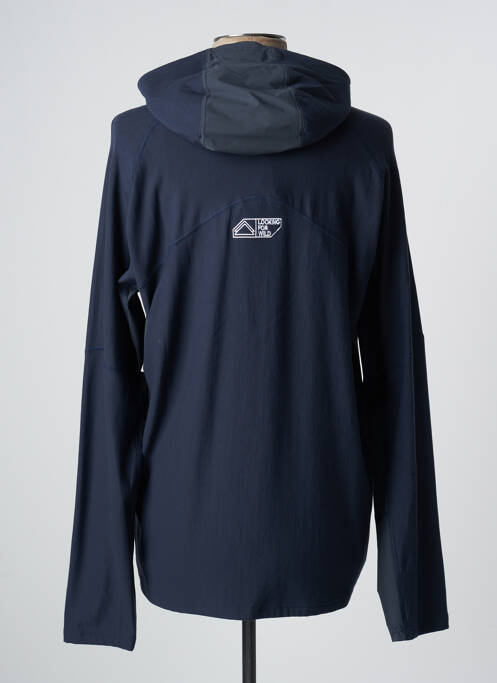 Sweat-shirt à capuche bleu LOOKING pour homme