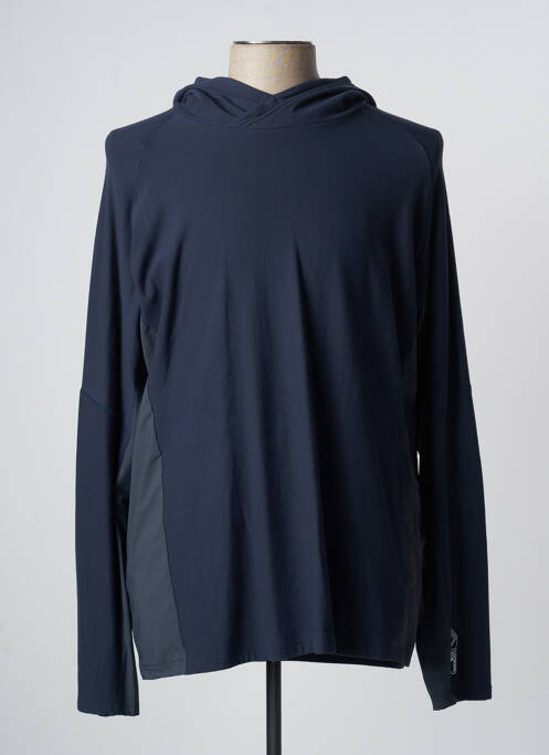 Sweat-shirt à capuche bleu LOOKING pour homme