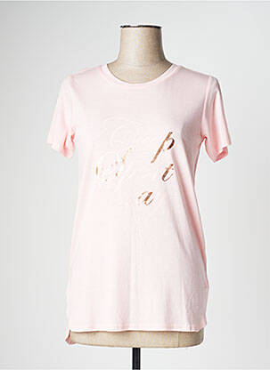 T-shirt sérigraphie manches courtes rose CMP femme
