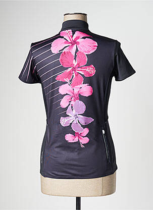 T-shirt stretch manches courtes noir CMP femme