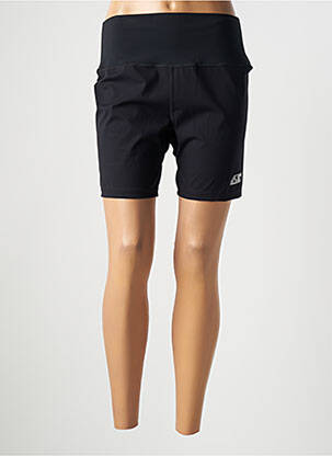 Bermuda taille élastique taille normale noir LOOKING FOR WILD femme